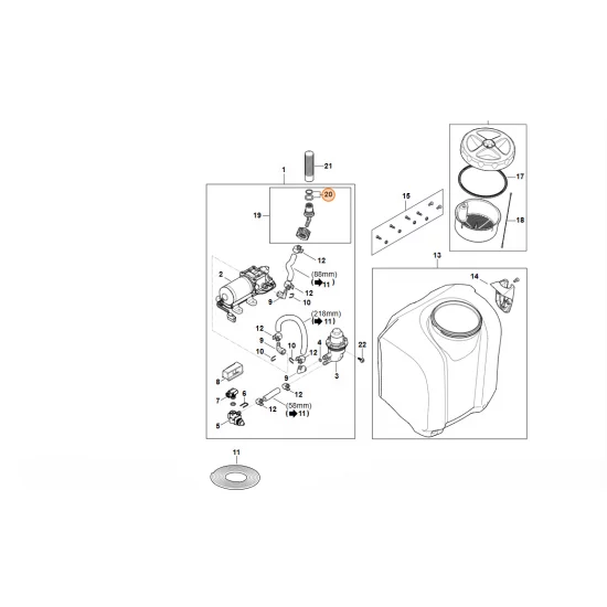 STIHL  Zestaw uszczelek 4854 007 1600